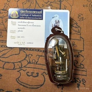 T Thailand Buddhist Amulet Sivari Walking Amulet with Card Thailand Original Temple Genuine Thai Amu