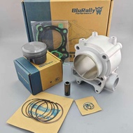 New BluRally 4032 Fr-Air 66mm Bore Up Ceramic Cylinder Kit Fr-Air Forged Piston DLC Pin14 For PCX150
