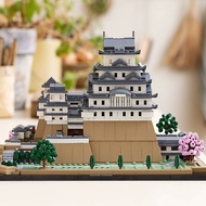 บล็อกตัวต่อวิวถนนจีน21060ปราสาทฮิเมจิประกอบขนาดใหญ่โมเดลของเล่นเป็นของขวัญสำหรับเด็ก1:1เข้ากันได้กับ