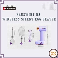 Hauswirt D3 Wireless Electric Egg Beater Mixer / Low Noise / 3 Speed / Low Weight 434g / 50W Bake br