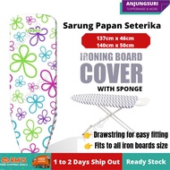 Iron Board Adjustable Cover Philips Besar With Sponge Sarung Seterika Baju Pelapik Span Alas Ironing Covers Kain Tebal