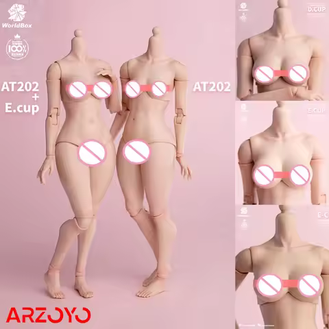 Worldbox 1/6 Female D Cup E Cup Breast Big Bust Replacement Accessories Model Fit AT201 AT202 AT203 