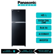 Panasonic NR-TX461 450L Inverter Energy Saving 2-Door Top Freezer Refrigerator Fridge NR-TX461CPKM