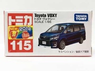 Takara Tomy Tomica No. 115 豐田 Toyota Voxy 初貼日版