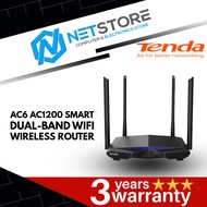 TENDA AC6 AC1200 SMART DUAL-BAND WIFI WIRELESS ROUTER