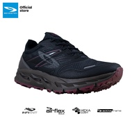 Sepatu Lari 910 Nineten YUZA EVO Sepatu Trail Running - Hitam/Burgundy/Abu
