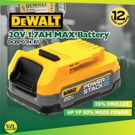 DEWALT DCBP034 POWERSTACK 20V MAX Compact Battery High Power Lithium-Ion Battery Compatible with DEW