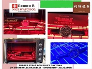 Rubber B  膠錶帶 For Rolex 116515LN 116518LN 116519LN 信用卡分期$53 x 36