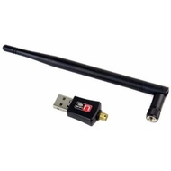 ตัวรับสัญญาณไวไฟ แบบมีเสาอากาศ รับไวไฟ เสาไวไฟความเร็วสูง Mini USB 2.0 Wireless Wifi Adapter 802.11N 300Mbps