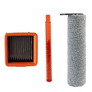 For Uwant D100 Series Replacement Side Brush Roller + Filter Paper Accessory Kit
