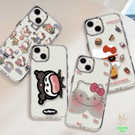 For Iphone 7 8 SE X 11 12 13 14 15 Cute Cartoon Characters Makes Facial Expression Wash Phone Case M