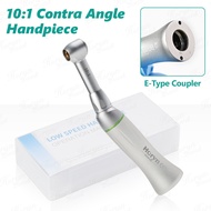 60°Twist ลูกสูบมือเครื่องยนต์ไฟล์หัว 10:1 Contra Angle Low Speed Handpiece Endodontic Rotary Dental