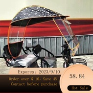 Electric Tricycle Canopy Motorcycle Awning Battery Car Sunshade Sun Shield Elderly Scooter Windshield VTBS