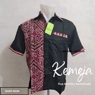 KEMEJA Pua Kumbu Balloteli Combination Shirt