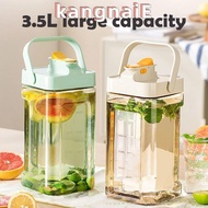 KANGNAI Water Bottle with Faucet, Large Capacity Kettle 2.3L/3.5L Cold Water Bottle, Bucket Drinking