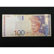Malaysia RM100 Banknote – Fourth Series (Serial No. AY6975021)