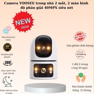 YOOSEE indoor WIFI Camera MODEL 2026 2 eyes 2 frames, 30MP resolution CCTV