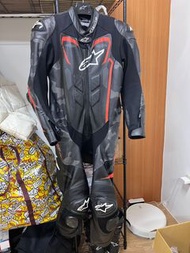 alpinestars連身皮衣 A星 48號