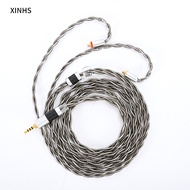 XINHS 68 4-Core Copper Silver Plated Headphone Cable 2.5mm 3.5mm 4.4mm To MMCX 0.78mm 2Pin QDC TFZ H