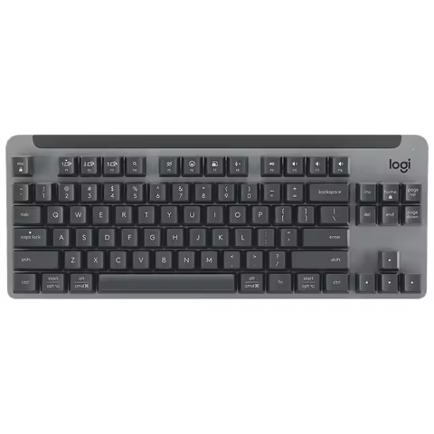 Logitech K855 wireless mechanical keyboard, TTC red axis, 84 key layout, Bluetooth or 2.4G receiver 