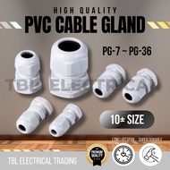 PVC Cable Gland PG 7 / PG 9 / PG 11 / PG 13.5 / PG 16 / PG 19 / PG 21 / PG 25 / PG 36