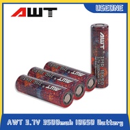 AWT 3.7V 18650 3500mah battery IMR 18650 35A lithium-ion rechargeable battery