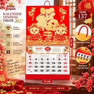 (KIDDY) Calendar 2027 Chinese New Year Goat Wall Calendar 2027 Chinese New Year Calendar 2027 Chines