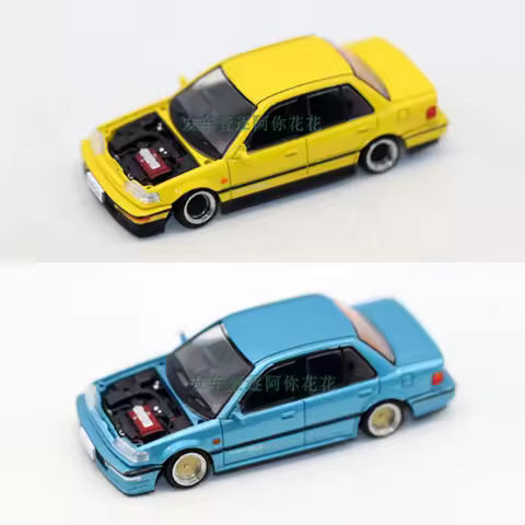 BM BMC 1:64 Scale Civic EF2 Alloy Simulation Car Model Classic Adult Collection Static Display