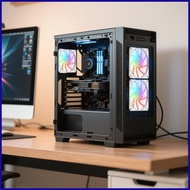 PC Case Fans Case Cooler Fan Silent Radiator Thin RGB Coolers for Intensive Multitasking Long-Term S