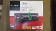 自售~全新~ SONY CDX-G1150U CD/MP3/USB/AUX/Android 音響主機 55Wx4 