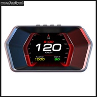 【สต๊อกพร้อม】Universal Car HUD On-BD & GPS Dual System Head Up Display Digital Speedometer for Cars