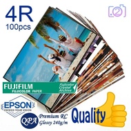 4R Photo print 100pcs @ cuci Gambar Fujipaper/QPA paper