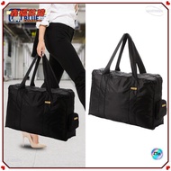 😻Lightweight Cosmetic Bag Blue Travel Foldable Duffel Bag (Hand Duffel Bag) (16L) Portable Portable 