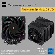 Thermalright Phantom Spirit 120 EVO 7 Duct All Blackened ARGB Double Tower Radiator Sanso CPU Cooler