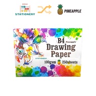 Pineapple Drawing Block / Drawing Paper B4 Size 100gsm / 135gsm / 165 gsm (250 sheets / pcs)