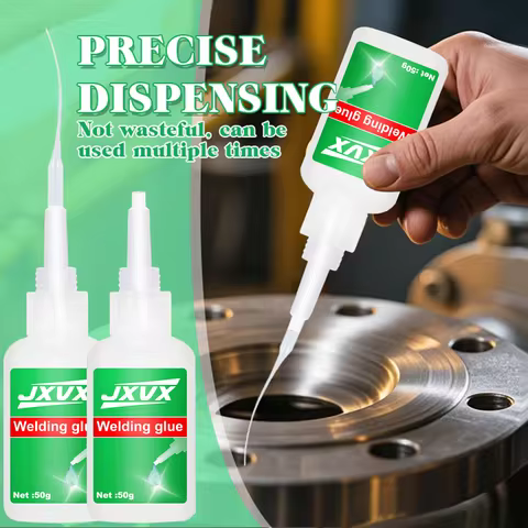 Super Glue for Plastic, Cyanoacrylate Based Adhesive for PLA, Acrylic, Metal,DIY, with Anti-Clog Cap