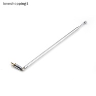loveshopping1 Metal Full-channel AM FM Radio Telescopic Antenna 63cm Length 4 Sections MY