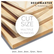 3/5/8/12/15mm Multiple Plywood Cut To Size Plywood Board Panel Sheet Papan kayu Perabot Furniture Bo