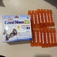 Hộp 20 ống -Canxi hữu cơ - canxi ống cho trẻ từ 0 tháng tuổi bổ sung Vitamin D3 K2 MK7 -Siro CANXI N