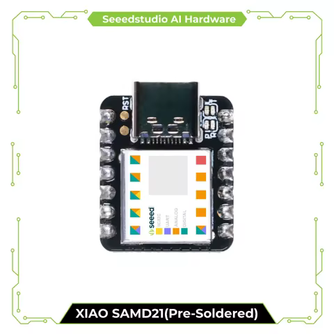 Seeed Studio XIAO SAMD21 (Pre-Soldered) Dev Board Smallest Arduino Microcontroller with Rich Interfa