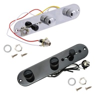 mm 3 Way Wired Loaded Prewired Control Plate Harness Switch Knobs for TL Tele Telecaster Guitar Part