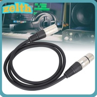 ZELTH Balanced Audio Cable, 3Pin XLR Male to 3Pin XLR Female 1m/3.3ft Microphone Cable, Durable Male