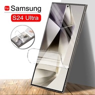 For Samsung Galaxy S24 Ultra Note 20 S23 S20 S21 S22 Ultra S20 FE S10 S8 S9 Plus Lite Transparent Soft Hydrogel Screen Protector Film