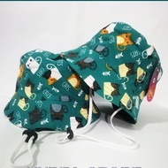 EM Topi Bucket Tali anak Kanvas Motif Karakter Rendom / Topi Bucket Kanvas Bayi