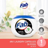 Fab 4in1 Laundry Capsules 24 Pods/30 Pods