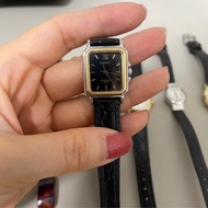 Orient 皮帶小方錶｜klaeuse 淺金框日本中古vintage皮帶錶