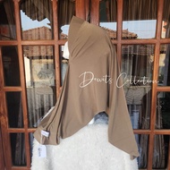 DEWITS COLLECTION - BERGO KENAN M & L HIJAB INSTAN MENUTUP DADA JILBAB KINAN JERSEY PREMIUM