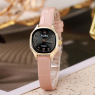 Jam Tangan Wanita Kuarsa Analoq Arloji Sederhana Polos Kasual Persegi Kecil Fashion Korea Style Tren