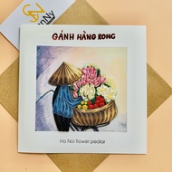 Thiệp Quilling Card Handmade quà tặng lưu niệm Việt Nam size 15cmx15cm