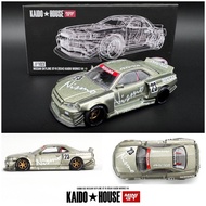 MINI GT KHMG103 Kaido House Nissan Skyline GT-R (R34) Kaido Works V4 Kaido House R34